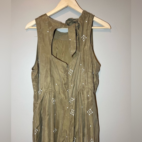 Anthropologie Sancia Carmela Wide-Leg Jumpsuit Pockets Boho Size L Womens - Picture 10 of 11